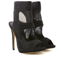Sandale negre cu toc Passion
